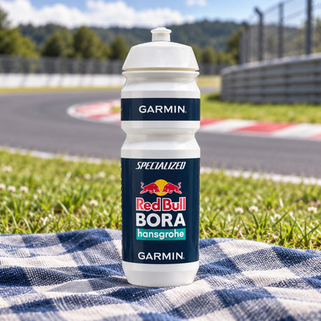 Láhev na vodu Red Bull Bora Hansgrohe – SPECIALIZED Team Edition 750ml – ilustrační foto (AI)