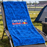 Velká plážová osuška Oracle Red Bull Racing LOGO – ilustrační foto (AI)