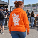 Max Verstappen – Red Bull Racing F1 EXPRESS Hoodie – Orange – ilustrační foto 2 (AI)