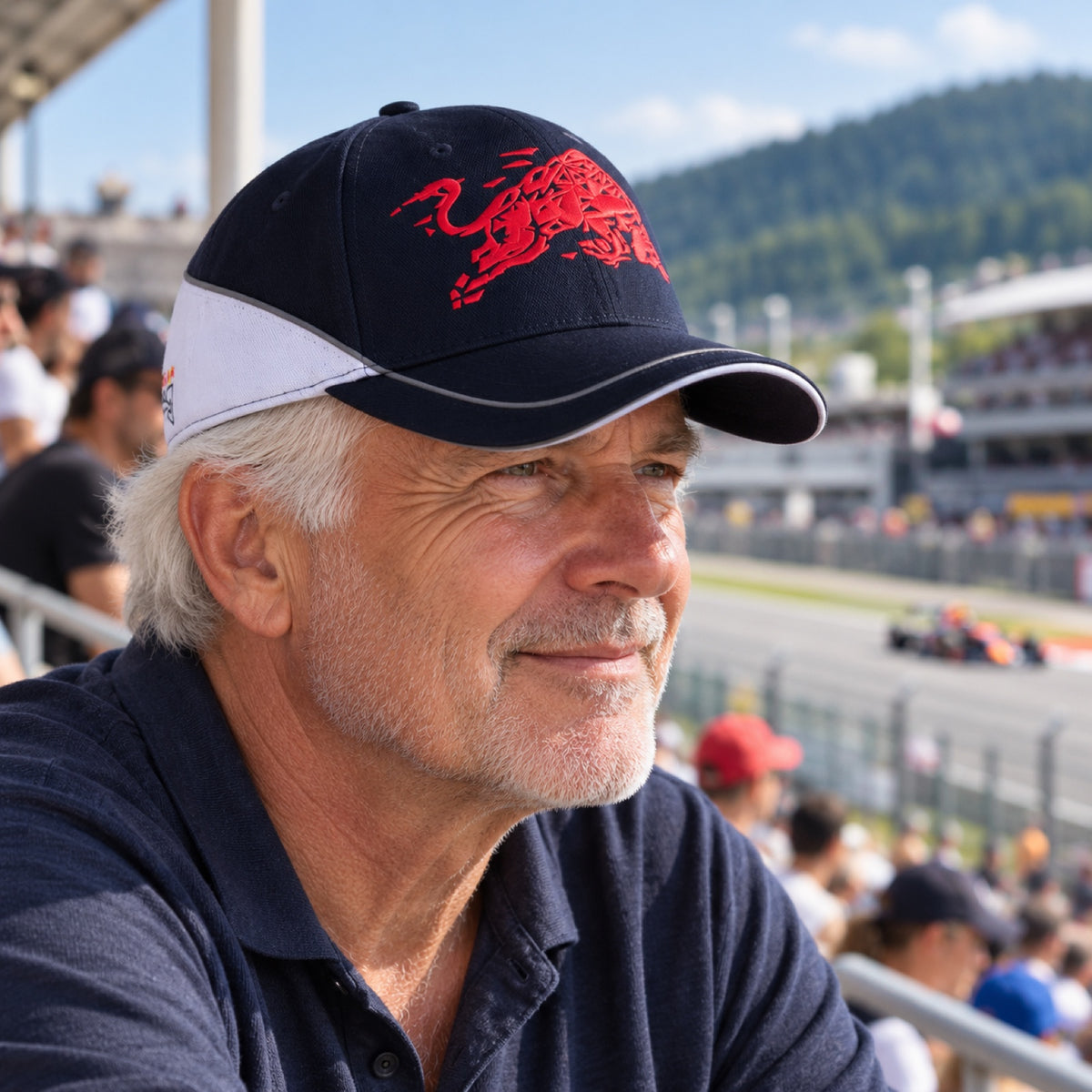 Kšiltovka Red Bull Ring Sprint – tmavě modrá – ilustrační foto (AI)