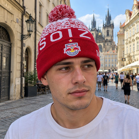 Red Bull Salzburg Beanie – Winter Edition – ilustrační foto (AI)