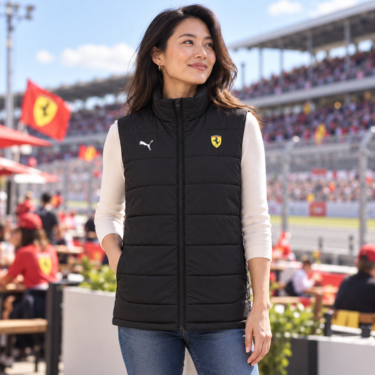 Vesta Scuderia Ferrari F1 Lifestyle – černá – ilustrační foto (AI)