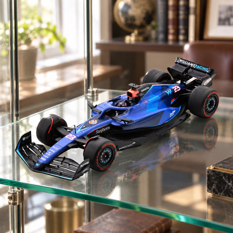 Model Spark Williams F1 FW45 Alex Albon v měřítku 1:18 – GP Bahrajnu 2023 – ilustrační foto (AI)