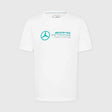 Mercedes AMG Petronas F1 volnočasové triko AMG bílé