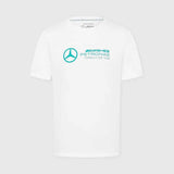 Mercedes AMG Petronas F1 volnočasové triko AMG bílé