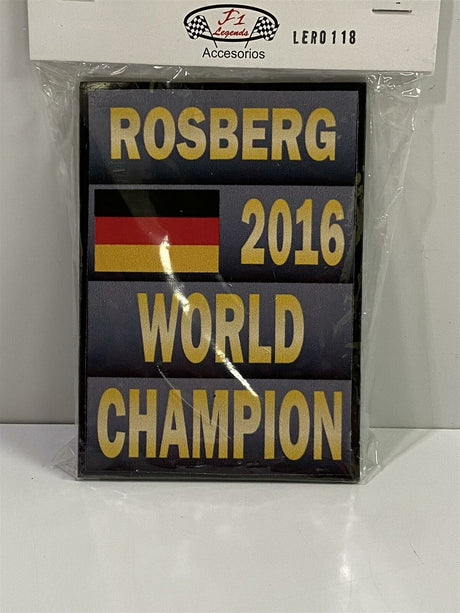 Pitboard N. Rosberg mistr světa 2016
