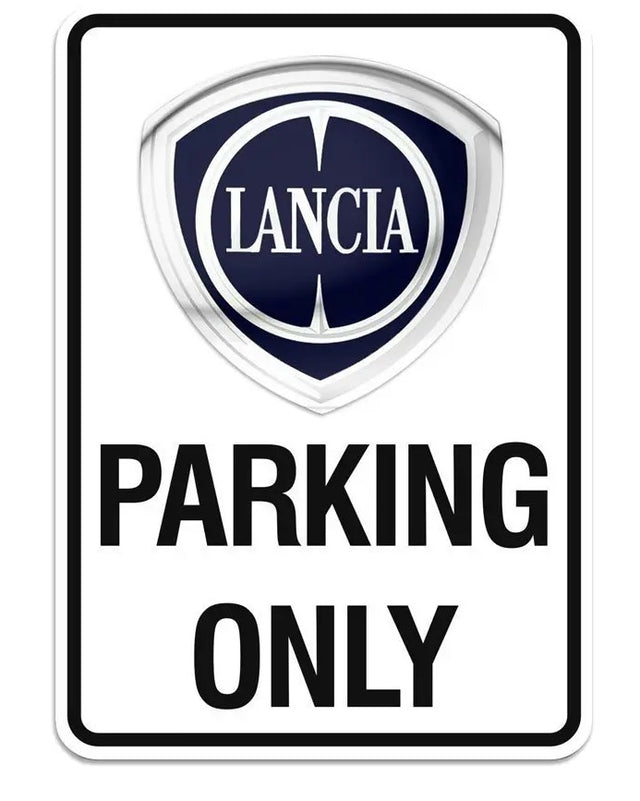 Cedule Lancia PARKING ONLY
