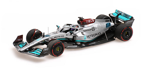 Model Minichamps Mercedes AMG Petronas W13 E George Russell v měřítku 1:43, Bahrajn 2022