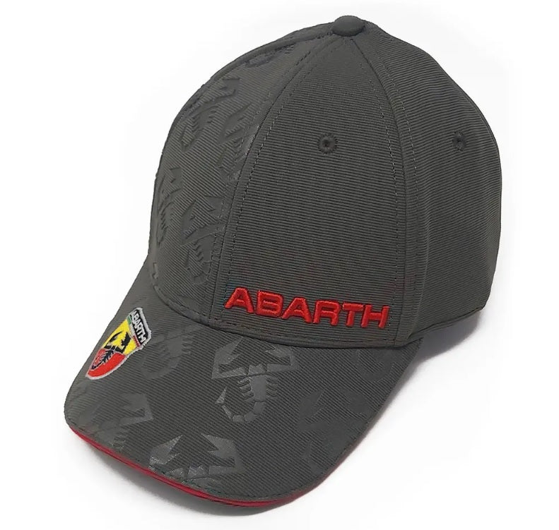 Abarth kšiltovka šedo zelená