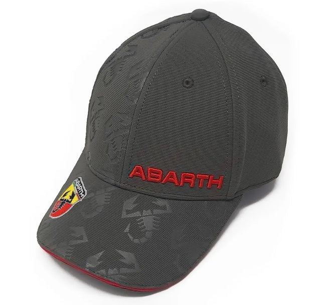 Abarth kšiltovka šedo zelená
