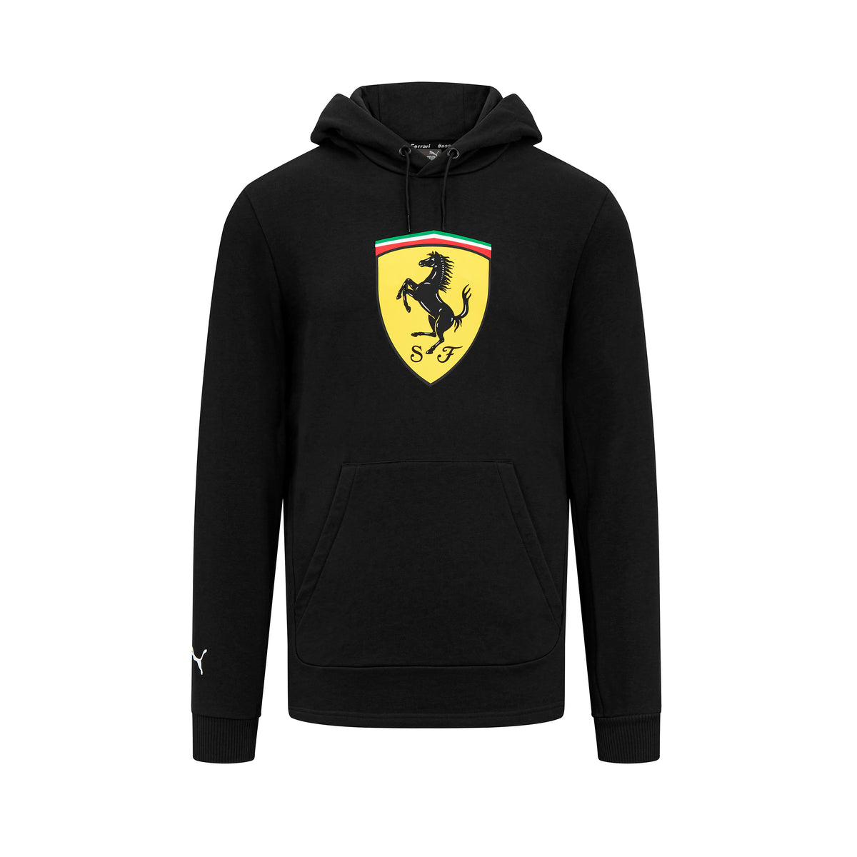 Scuderia Ferrari F1 volnočasová mikina s velkým logem černá