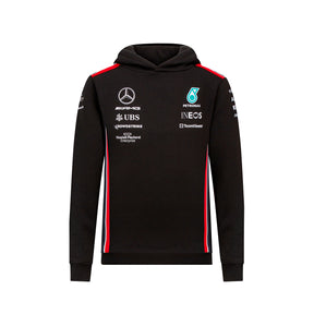Mercedes AMG Petronas F1 dětská týmová mikina s kapucí AMG - 140 CM