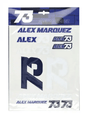Velké balení samolepek Alex Marquez 73
