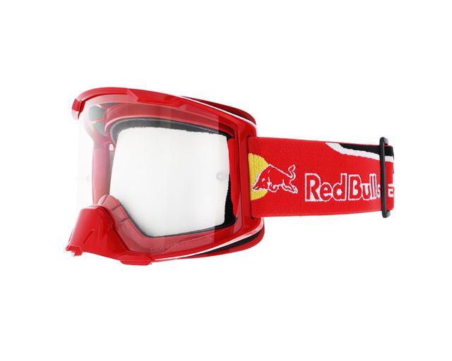 Red Bull Spect motokrosové brýle STRIVE červené s čirým sklem