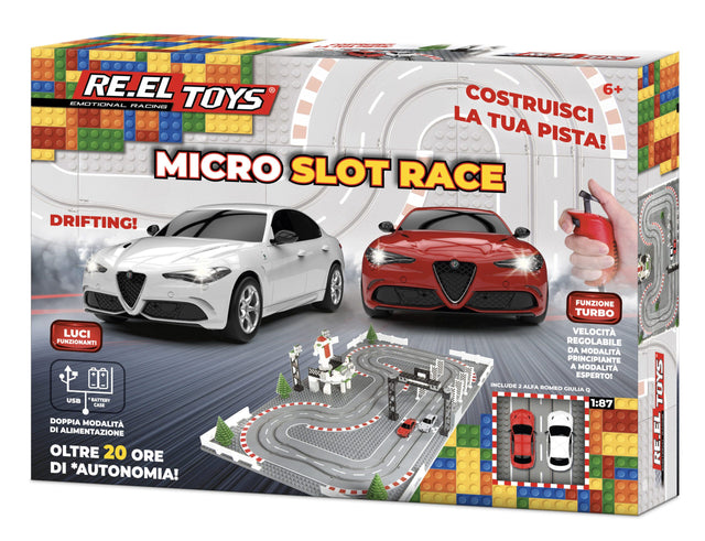 Mini autodráha Micro Slot Race Alfa Romeo 1:87