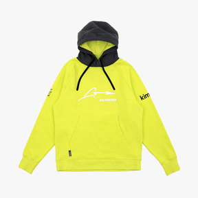 Mikina Fernando Alonso X Aston Martin volnočasová lime