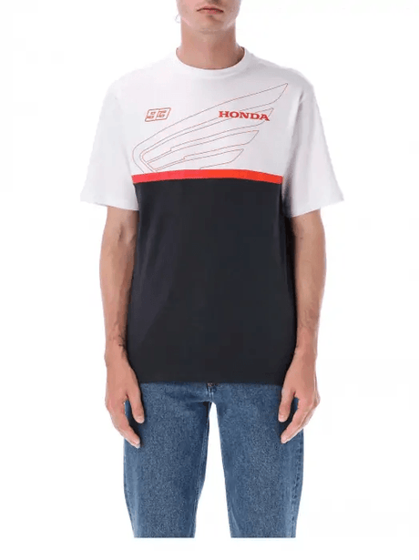Triko HRC Honda X Marc Marquez bílé