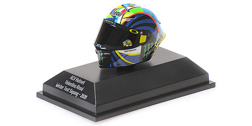 Model Minichamps přilby Valentino Rossi MotoGP test Sepang 2020