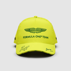 Týmová kšiltovka Aston Martin F1 Team Fernando Alonso – limetková