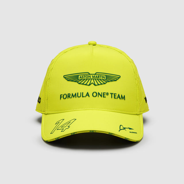 Týmová kšiltovka Aston Martin F1 Team Fernando Alonso – limetková