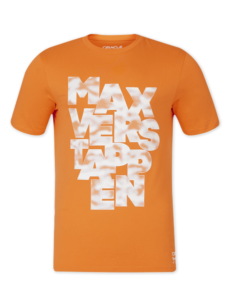 Tričko Max Verstappen - Red Bull Racing F1 POPART oranžové