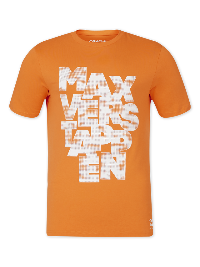 Tričko Max Verstappen - Red Bull Racing F1 POPART oranžové