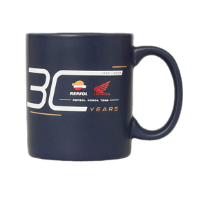 Fanouškovský hrnek Repsol Honda s motivem 30 years