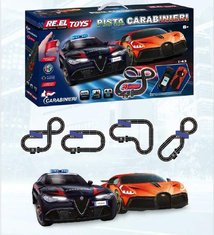 Autodráha PISTA Alfa Romeo Carabinieri - Bugatti 1:43