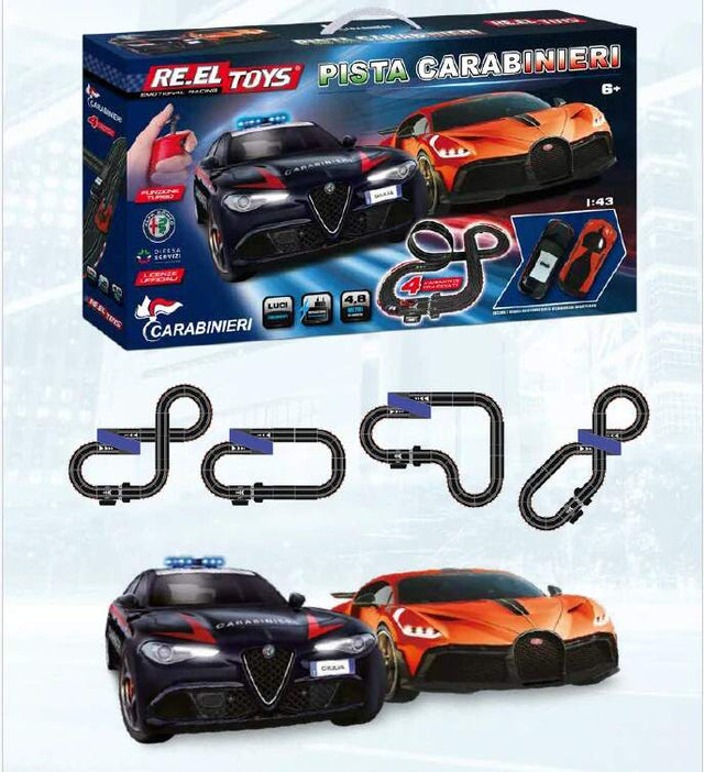 Autodráha PISTA Alfa Romeo Carabinieri - Bugatti 1:43