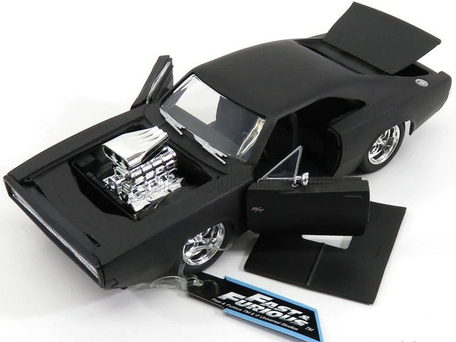 Model Jada Rychle a zběsile Dodge Charger R/T v měřítku 1:24 – černý, bez krabičky