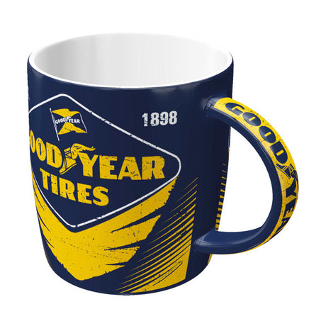 Goodyear kremický hrnek s motivem