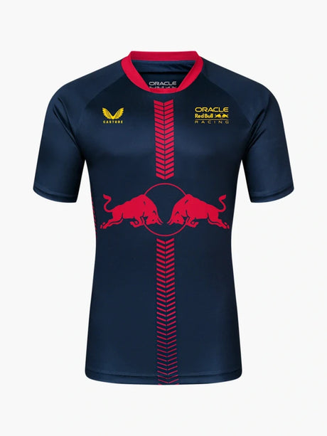 Sportovní dres Oracle Red Bull Racing s logem Red Bull – tmavě modrý