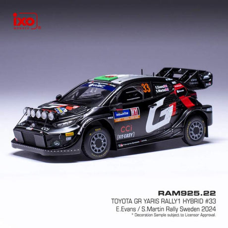 Model Toyota Yaris GR Rally Sweden Evans – Martin