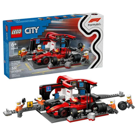 Stavebnice LEGO Ferrari – box Formule 1 – edice City