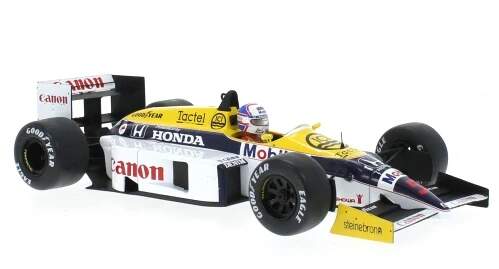 Model MCG Williams FW11 1986 N. Mansell v měřítku 1:18, GP Velké Británie