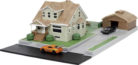 Diorama - Rychle a Zběsile Toyota Supra - Dodge Charger