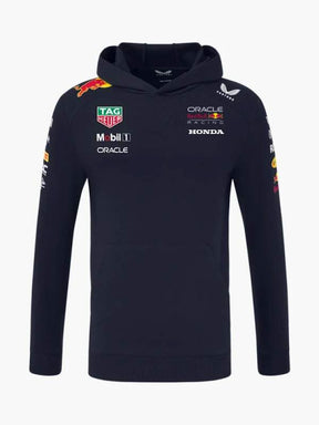 Týmová mikina s kapucí Oracle Red Bull Racing s logy sponzorů