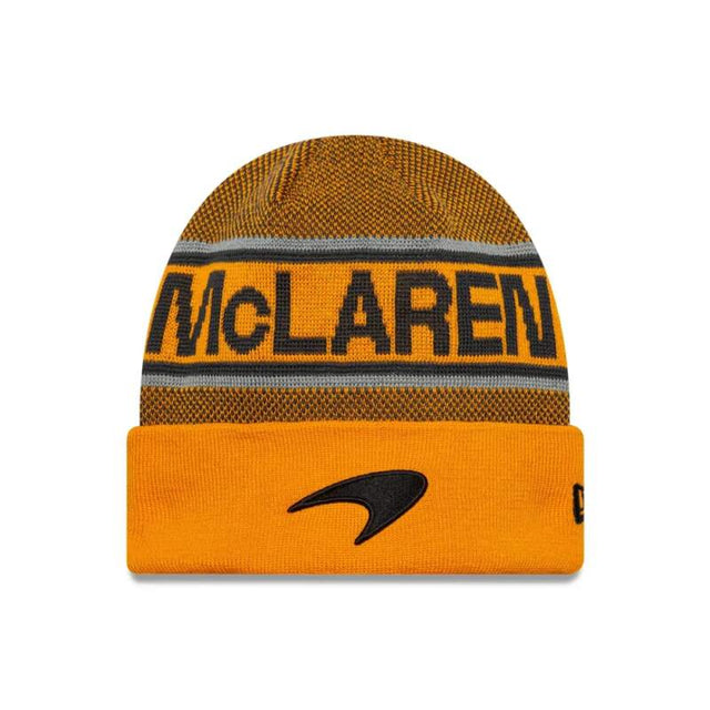 Týmová zimní čepice McLaren F1 oranžová