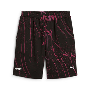 Šortky Puma Formula 1 Splash – černo-růžové