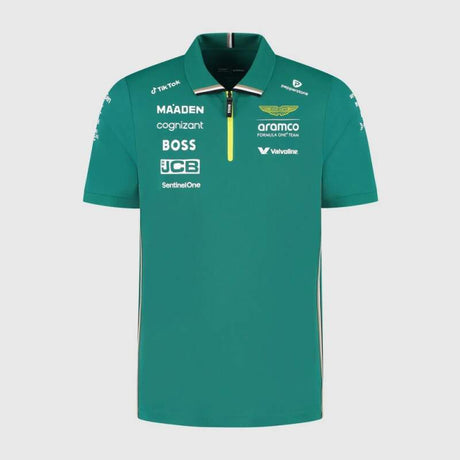 Týmová polokošile Aston Martin F1 Team s logy sponzorů