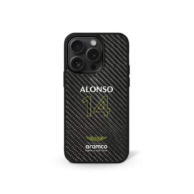 Kryt Aston Martin F1 Team na iPhone 16 Pro Fernando Alonso