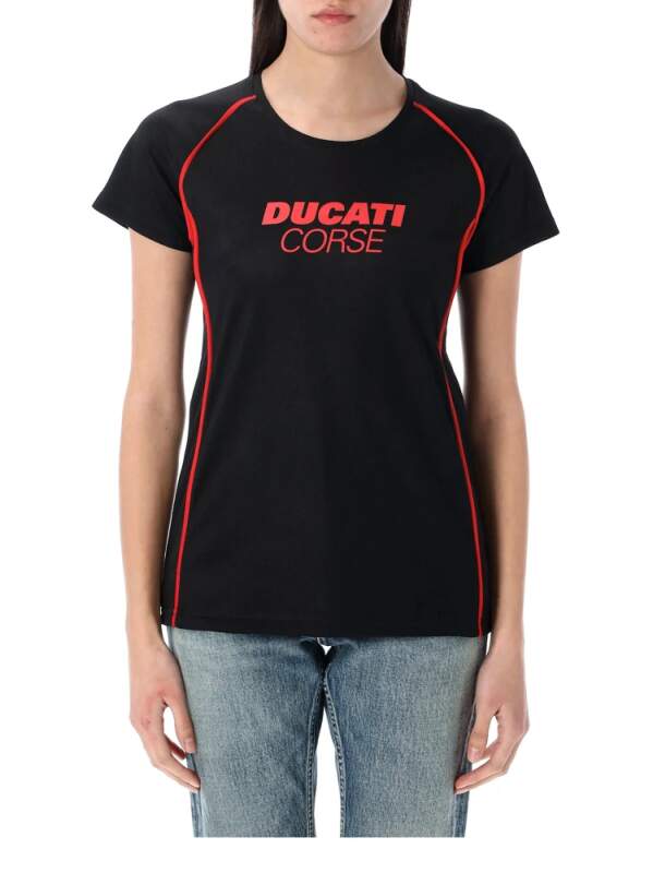 Volnočasové dámské tričko Ducati Corse s nápisem