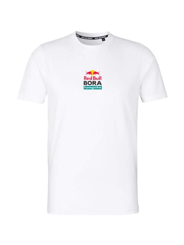 Fanouškovské tričko Red Bull Bora Hansgrohe bílé s logem