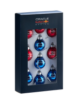 Mini vánoční ozdoby Oracle Red Bull Racing – sada 10 ks