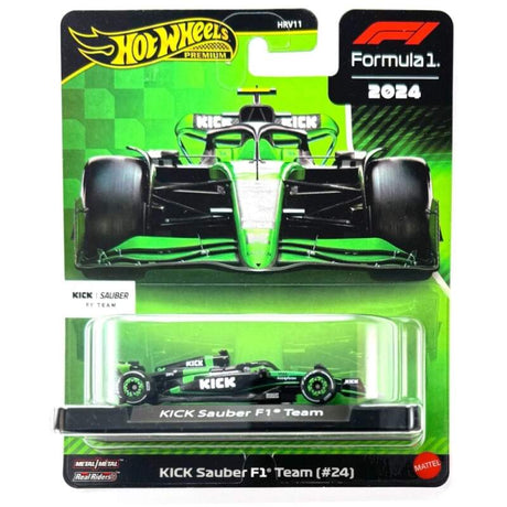 Model Hot Wheels F1 Premium – Zhōu Guànyǔ KICK Sauber F1