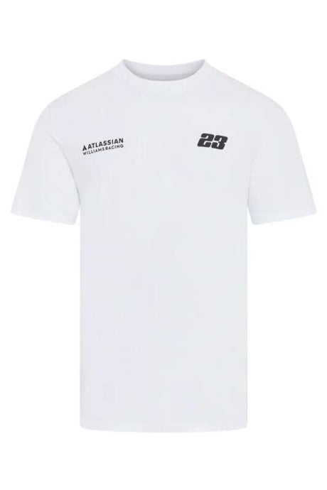 Fanouškovské tričko Alex Albon - Williams Racing F1 bílé - XXL