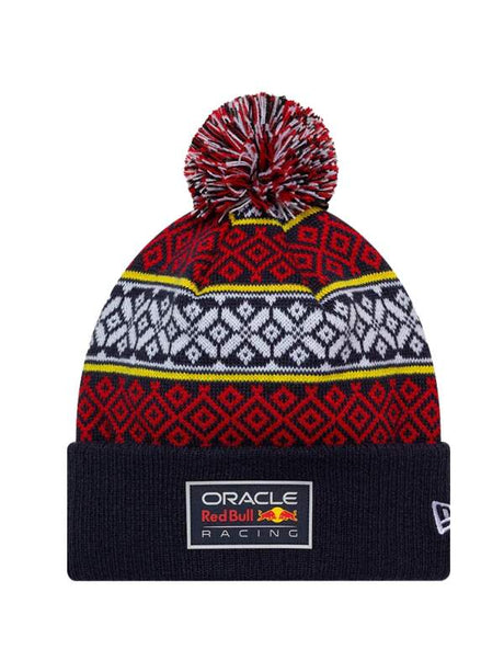 Zimní čepice Red Bull Racing F1 s bambulí - Winter edition