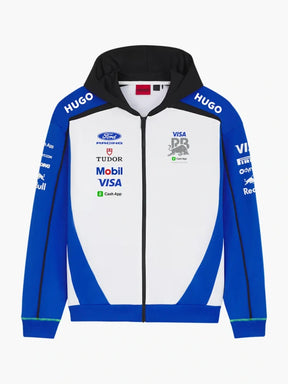 Týmová mikina Visa Cash App Racing Bulls na zip s logy sponzorů – Team Edition