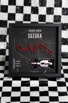 3D obraz Petrol Art – Max Verstappen, Suzuka