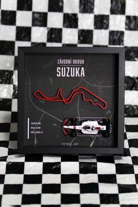 3D obraz Petrol Art – Max Verstappen, Suzuka